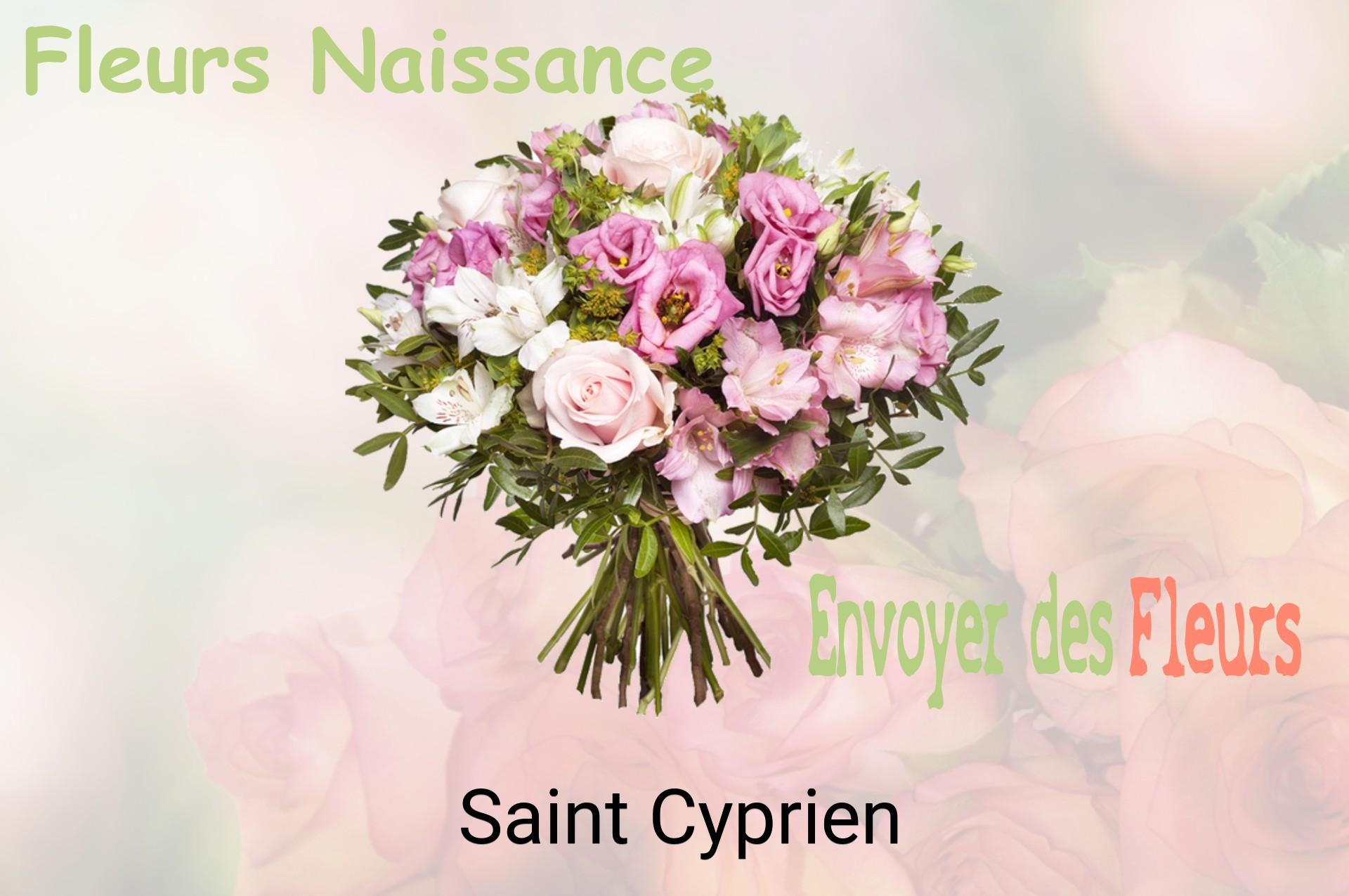 Bouquet de fleurs de naissance livré à Saint-Cyprien